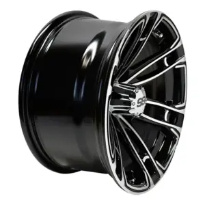 TIR RX rhox inch machined black golf cart wheel webp