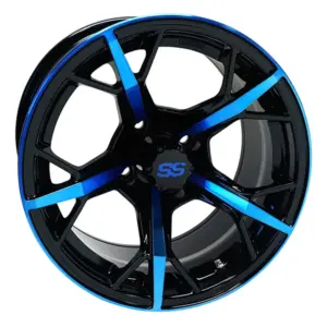 TIR RX BBL rhox inch blue black golf cart wheel comp webp