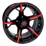 TIR RX BR rhox inch red black golf cart wheel comp webp