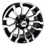 TIR RX rhox inch black machined golf cart wheel comp webp