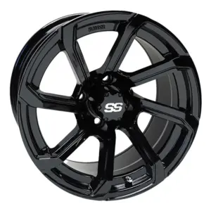 TIR RX rhox inch gloss black golf cart wheel webp