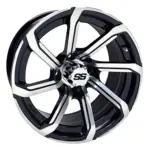 TIR RX rhox inch machined black golf cart wheel webp