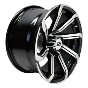 TIR RX rhox inch machined black golf cart wheel webp