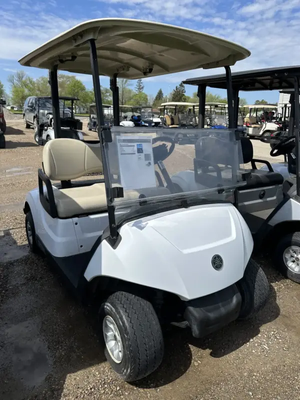 White Yamaha Drive Electric Passenger