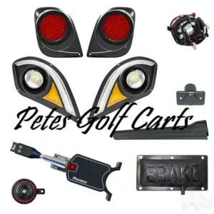 Yamaha Drive Golf Cart LED Street Legal Light Kit WM PGC webp