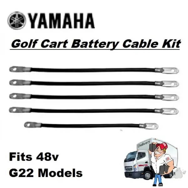 Yamaha Golf Cart Battery Cable Kit v G Model x inch Gax inch webp