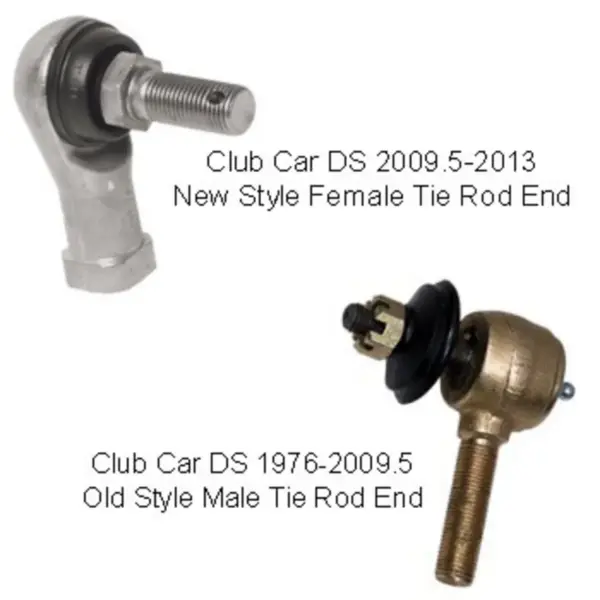 club car ds tie rod end difference explanation image webp