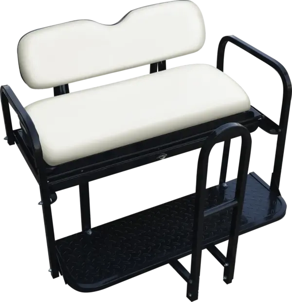 sgc nomad golf cart rear flip seat kit yamaha g drive includes free grab bar webp